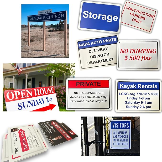 Custom Signs Outdoor Metal 24x18 - Image 4