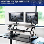 VIVO 36 inch Height Adjustable Stand Up Desk Converter, V Series, Quick Sit to - Image 8