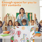 Ctosree 36 Pcs 48 * 36 Inch Tri Fold Poster Board Bulk, Science Fair Project - Image 4