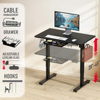 SHW 40-Inch Electric Height Adjustable Standing Desk - Image 3
