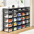 Stebopum 12 Pack Stackable Shoe Storage Organizer - Image 7