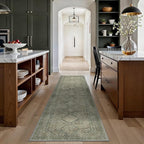 GENIMO Runner Rug 2x12 Non Slip Machine Washable Hallway Runner Rug, Low Pile - Image 3