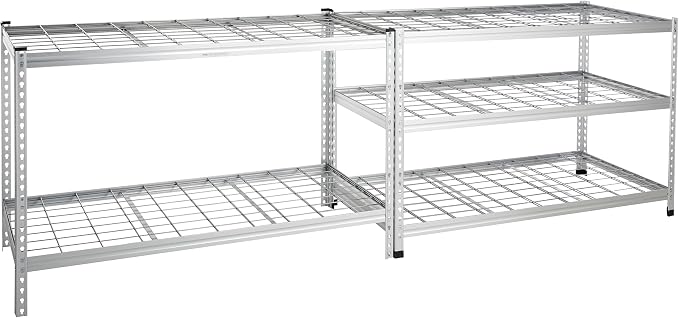 Amazon Basics 5 Shelf, High-Grade Aluminum, Adjustable, Shelving Unit - Image 3