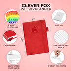 Clever Fox Planner – Undated Weekly & Monthly Planner - Image 2