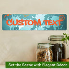 Custom Sign, Custom Street Sign, 11 Font Colors, 13 Font Styles, 4 Hole Options - Image 4