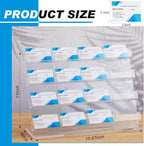 Dunzoom Business Card Holder for Desk 16 Slots Clear Gift Card Display Acrylic - Image 2