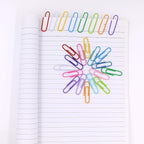 AOKIVIGOA 500pcs Coloured Paper Clips - Image 4