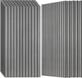 AUTORIFIC Wood Veneer Sound Panels, 10 Pack 47.2”x23.6” Wall Panels, Decorative by AUTORIFIC