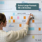Own the Year GIANT UNDATED Wall Calendar | 4ft x 3ft Full-Year Reusable Dry - Image 2