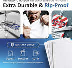 TerraSlate Copy Paper Waterproof Laser Printer, Rain Weatherproof, 5 Mil - Image 3