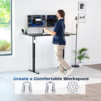 VIVO Electric 63 x 32 in Standing Desk, Memory Height Adjustment, 1B Series - Image 4