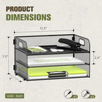 Daltack 3-Tier Paper Organizer - Image 3