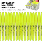 Buecs Highlighters Bulk Pack, Chisel Tip, Fluorescent Yellow, suitable - Image 6