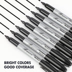 Buecs Permanent Markers, Fine Point, Waterproof & Smear Proof Markers, Quick - Image 5