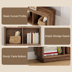 ChooChoo 3-Tier Bookshelf, 6 Cube Storage Organizer, Wooden Bookcase - Image 7