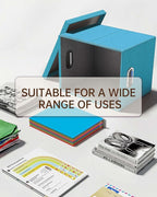 Oterri File Organizer with Lid, File Box, File Cabinet - Image 5