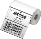 4" x 2" Mobile Printer Labels | 25 Rolls | 7500 Labels | fits Zebra ZQ630 - Image 2