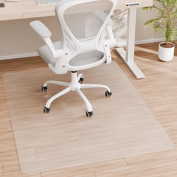 HOMEK Office Chair Mat for Hardwood Floor, Easy Glide, Protects Hard Surfaces by HOMEK