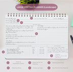 Merely Home | Meeting Notebook for Work | 8.25" x 11.75" | Project Planner | - Image 4