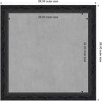 Amanti Art Black Framed Magnetic Board 28x28 Medium Vision Board - Image 2