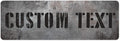 Custom Sign, Custom Street Sign, 11 Font Colors, 13 Font Styles, 4 Hole Options by MySignCenter