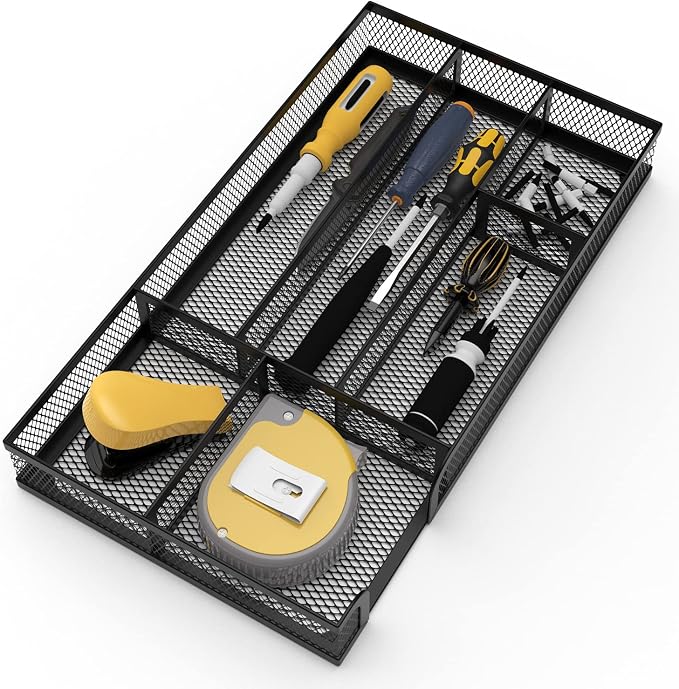 ITAYVAN Desk Drawer Organizer, Metal Mesh Dividers Organizer - Image 5