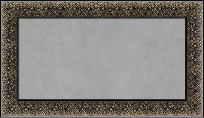 Amanti Art Black Framed Magnetic Board 17x29 Small Vision Board by AmantiArt