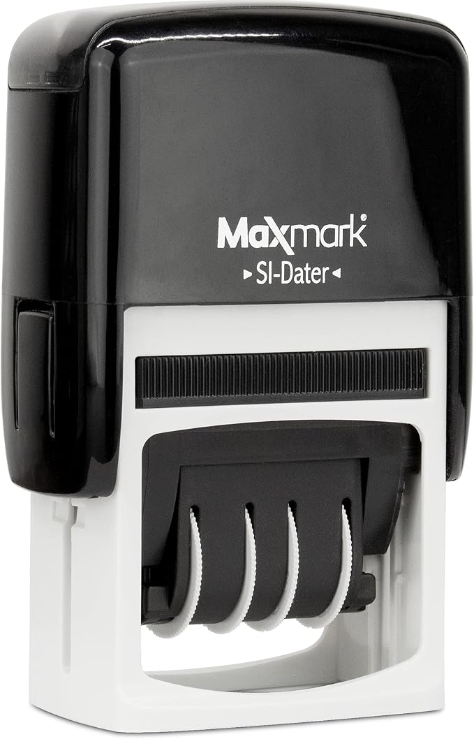 MaxMark Office Self Inking Date Stamp - Image 4