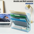 EASEPRES Desk File Organizer Mesh 4-Tier, Hanging Wall Mount Document - Image 6