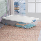 Sterilite 4-Pack Latching Box, Under Bed Storage Bins - Image 7