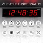 Ivation Oversized 36" Large Digital LED Clock | Big Digital Clock - Image 6