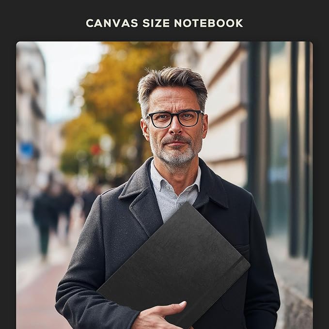 Beechmore Books A3 Sketchbook – 11.7x16.5 Premium Vegan Leather Bound Extra - Image 7