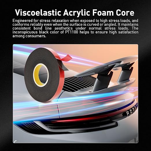 Automotive Acrylic Plus Attachment Tape 0.24" x 18Ft Made of 3M Double Sided - Image 5