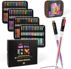 ZSCM Retractable Gel Pen For Adult Coloring, 60 Colors Large Capacity by ZSCM