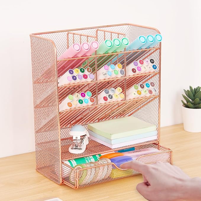 Spacrea Pen Holder Desk Organizer - Image 3