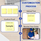 BEXOA EDC Bulk Personalized Sticky Notes 3"x3" - Image 2