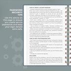 Clever Fox Password Book Spiral – Internet Address & Password Organizer - Image 5