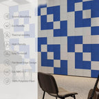 Amantech 12 Pack Acoustic Panels Self Adhesive Sound Proof Foam, High Density - Image 5