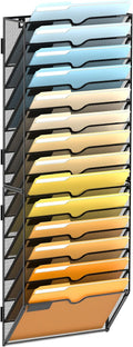 SUPEASY Wall File Organizer Mesh Office Mail Holder, Hanging Wall Organizer by SUPEASY