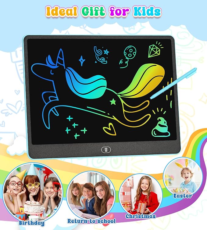 LCD Writing Tablet for Kids, 16 Inch Colorful Doodle Board Drawing Tablets - Image 5
