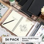 Yahenda 54 Pcs Spiral Notebook Bulk A5 Journal Lined 8.3'' x 5.5'' Writing - Image 2