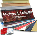 Personalized Name Plate with Choice of Mounting Holders by LHS+My+Business