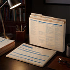 25 Set Employee Personnel File Folders Bulk 6 Folders Expanded Employee Record - Image 6