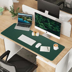 Leather Desk pad Protector, Large Desk mat - Image 8
