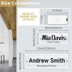 Personalized Office Wall Name Plate Sign Custom Door Name Plate Office Gifts - Image 3