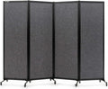 Upgrade Version Room Partition and Divider, Freestanding Rolling Dividers by StrongBird