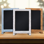 HBCY Creations Rustic Whitewash Tabletop Chalkboard Sign / Hanging Magnetic - Image 9