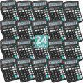 24 Pack Calculator Bulk, 12 Digits Calculators Desktop by YesBes