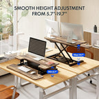 FLEXISPOT 42" Electric Standing Desk Converter Height Adjustable Desk Strong - Image 7