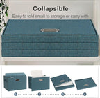 Graciadeco Large 17" 36 Quart Collapsible Stackable Storage Bins - Image 4